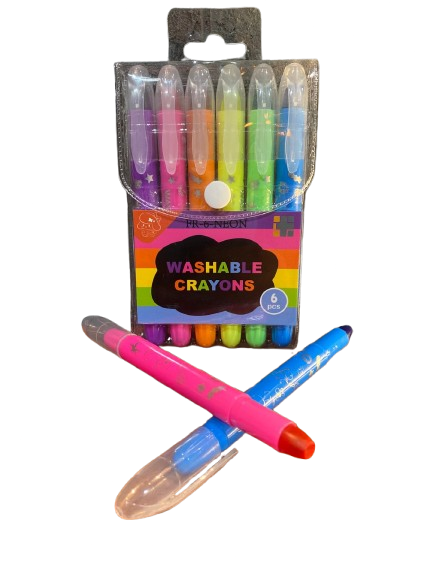 crayones lavables x6