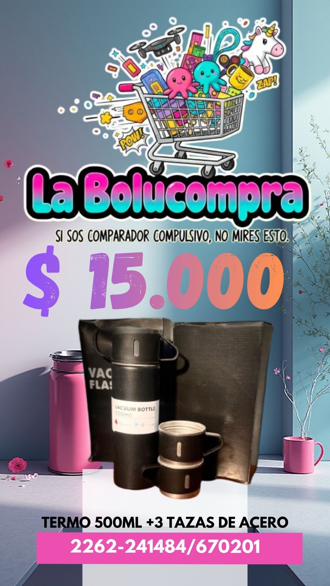 termo con tazas