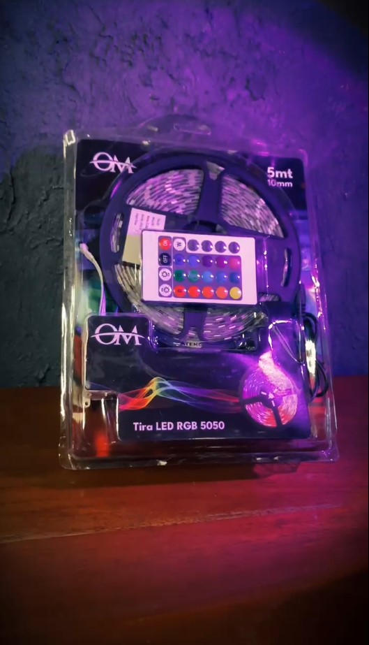 tira led exterior rgb 5mts